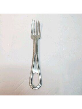 WW2 US Army Mess Kit Fork Steel Stamped Utensil Metal